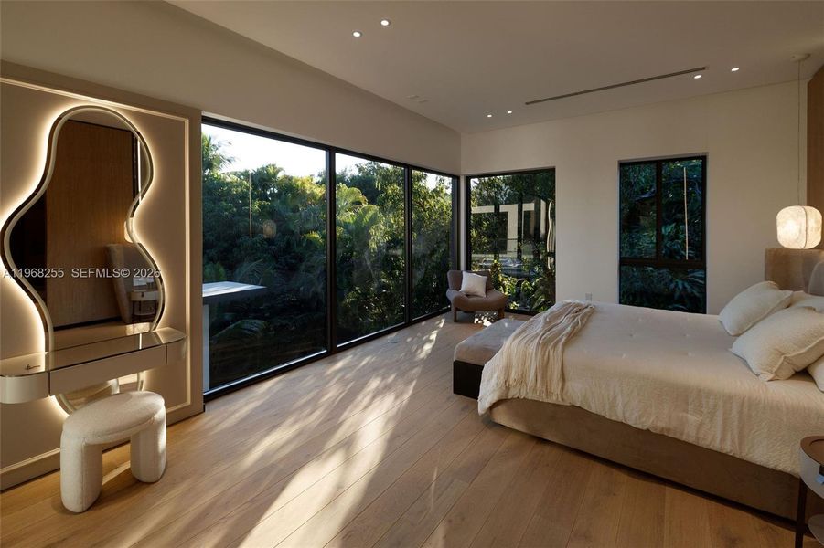 Furnished interior view inside a new home in , Miami (Image 46).