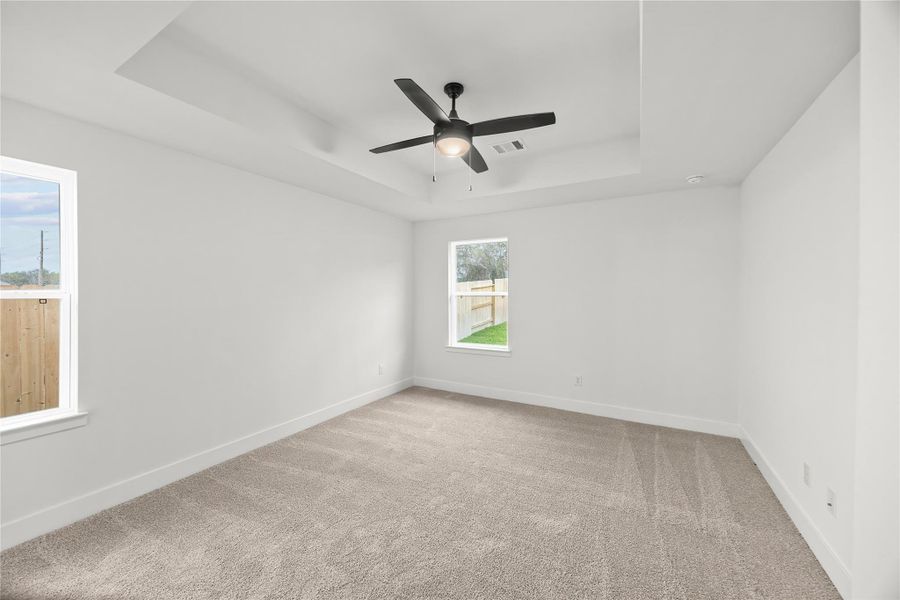 Spacious, unfurnished interior of a new home in River Ranch Trails, Dayton (Image 18). Spacious, unfurnished interior of a new home in River Ranch Trails, Dayton (Image 18).