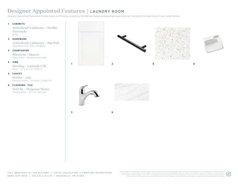 Sample of building materials used in homes in The Nations, Nashville (Image 15).