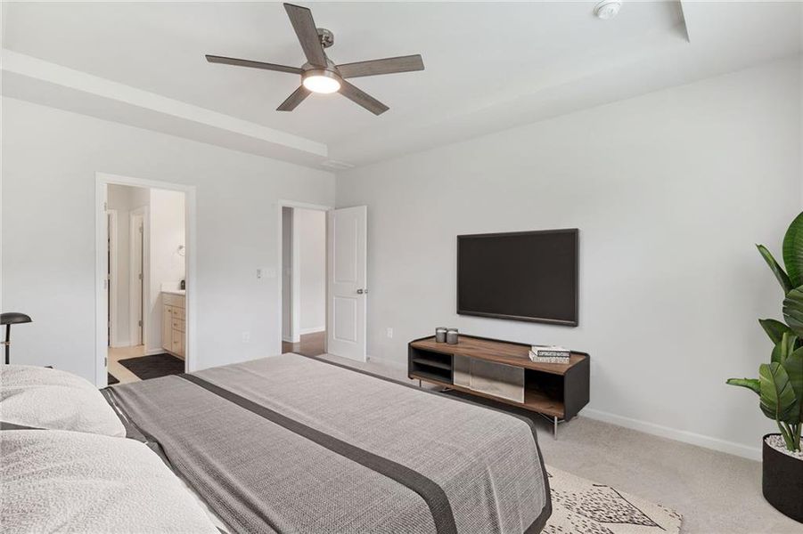 Furnished interior view inside a new home in , McDonough (Image 17).