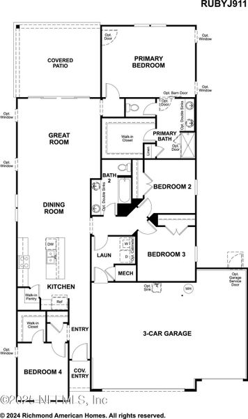 2D floor plan layout of this home in , Fernandina Beach, FL (Image 3).