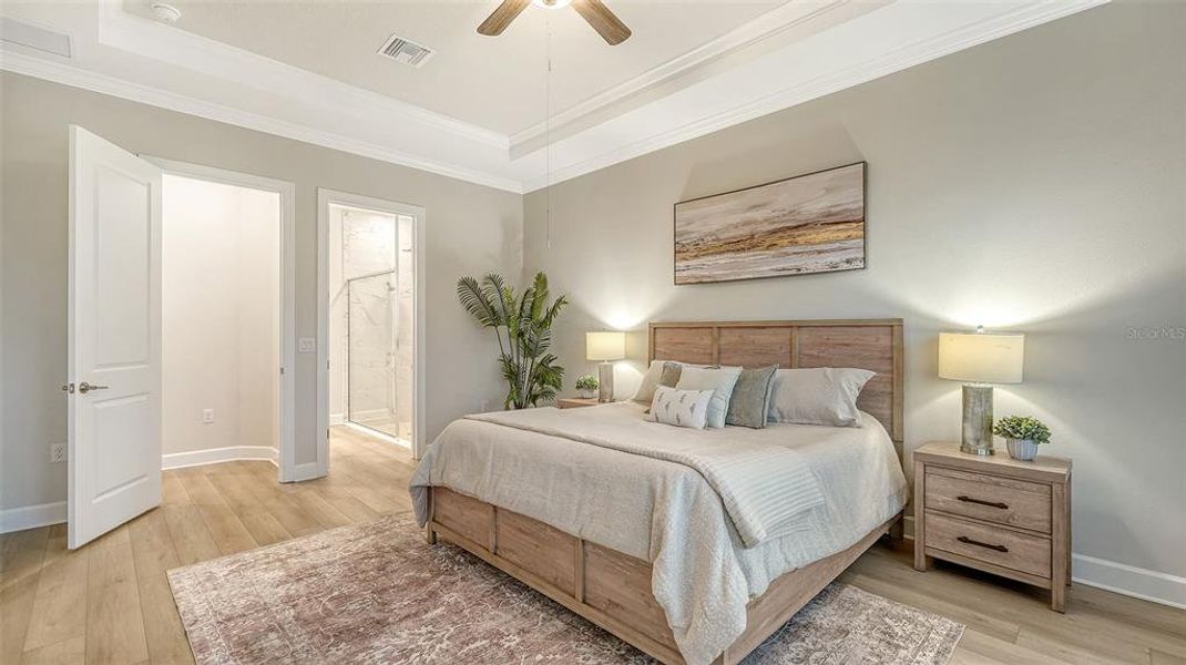 Furnished interior view inside a new home in Esplanade at Azario Lakewood Ranch, Lakewood Ranch (Image 40).