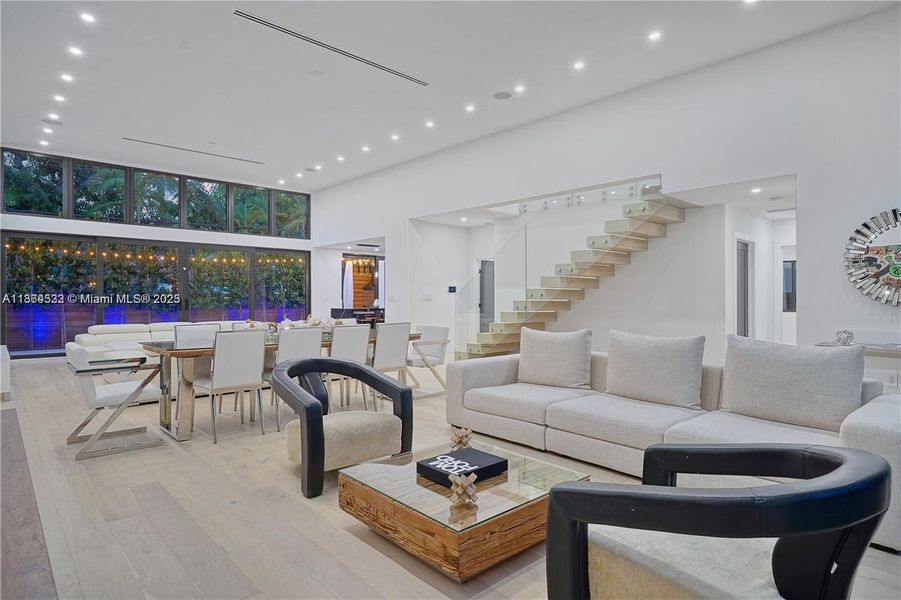 Furnished interior view inside a new home in , Miami (Image 17).