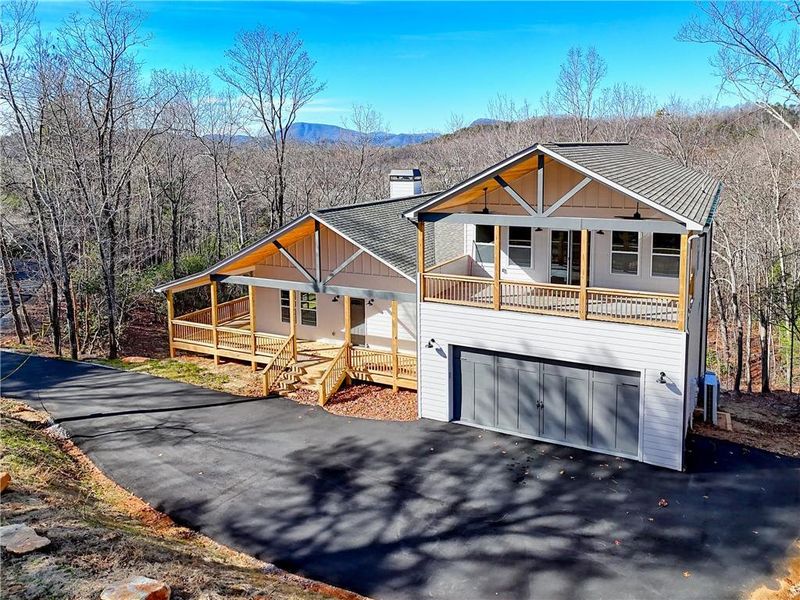 Front exterior of a new home in , Clayton, GA, highlighting curb appeal (Image 35). Front exterior of a new home in , Clayton, GA, highlighting curb appeal (Image 35).