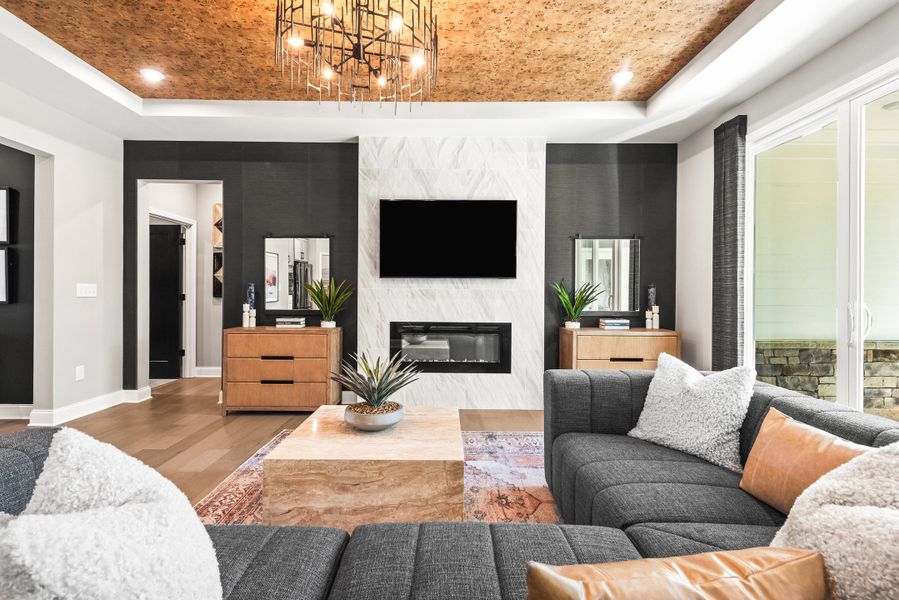 Representative furnished interior of a home built from the Maxwell by Fischer Homes in Easton Park, Dallas (Image 13).