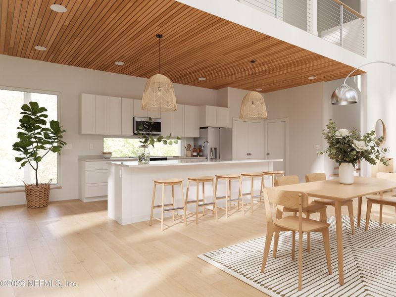 Furnished interior view inside a new home in , St. Augustine (Image 6). Furnished interior view inside a new home in , St. Augustine (Image 6).