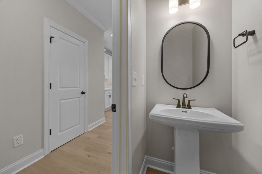 Furnished interior view inside a new home in The Preserve at Langston, Winterville (Image 13).
