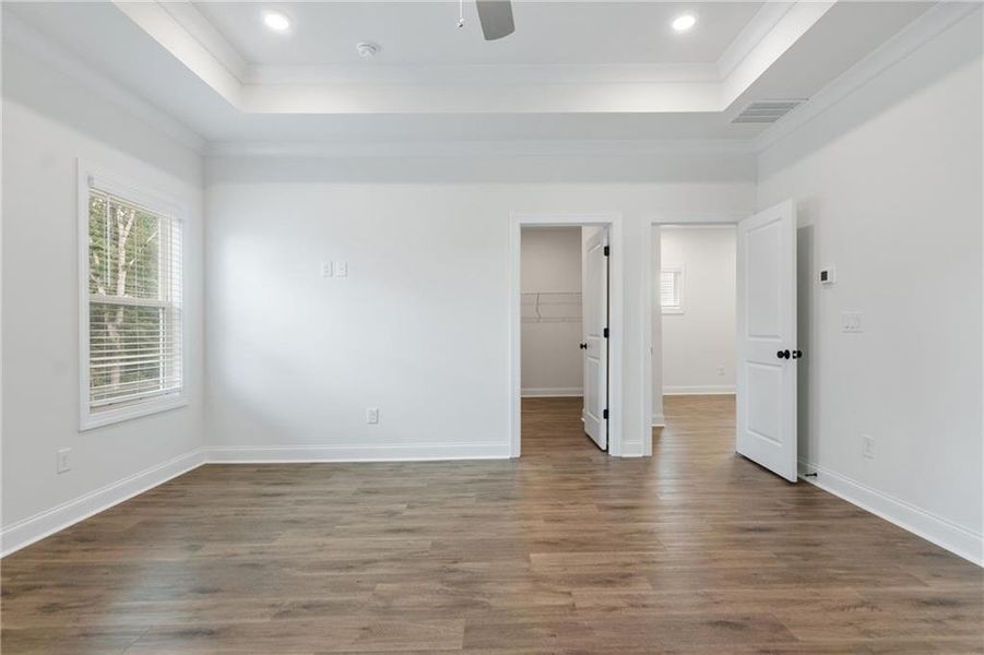 Spacious, unfurnished interior of a new home in Palisades Single Family, Cumming (Image 17). Spacious, unfurnished interior of a new home in Palisades Single Family, Cumming (Image 17).
