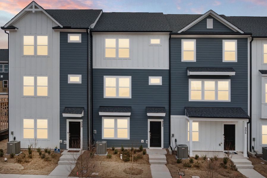 Front exterior of a new home in Everton, Durham, NC, highlighting curb appeal (Image 29). Front exterior of a new home in Everton, Durham, NC, highlighting curb appeal (Image 29).