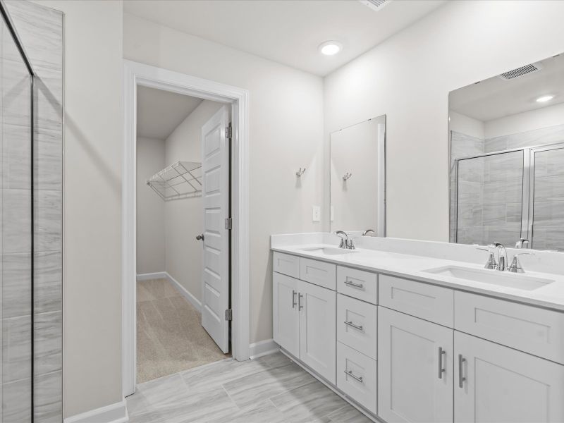 Furnished interior view inside a new home in The Farm at Wells Creek - Signature Collection, Gray Court (Image 5).