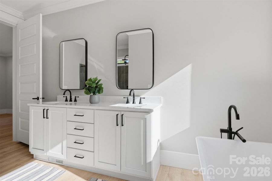 Furnished interior view inside a new home in , Taylorsville (Image 6).