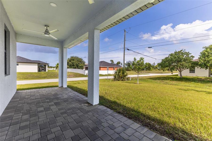 Exterior details and patio area of a home in , Cape Coral (Image 29). Exterior details and patio area of a home in , Cape Coral (Image 29).