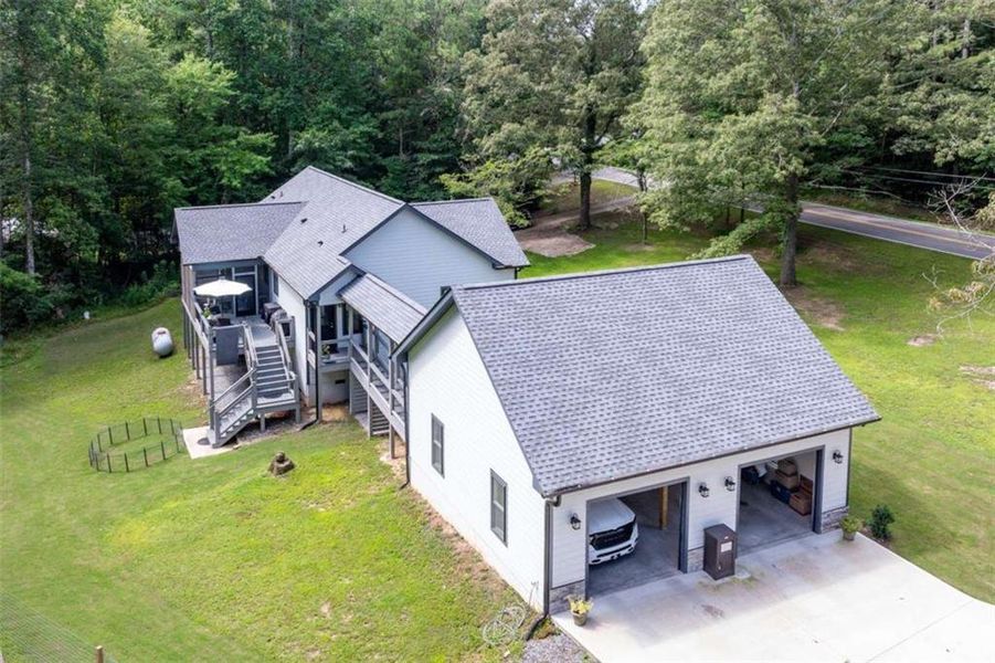 Exterior details and patio area of a home in , Ellijay (Image 40). Exterior details and patio area of a home in , Ellijay (Image 40).