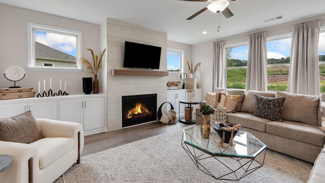 Furnished interior view inside a new home in Stratford Hills, Ball Ground (Image 4).