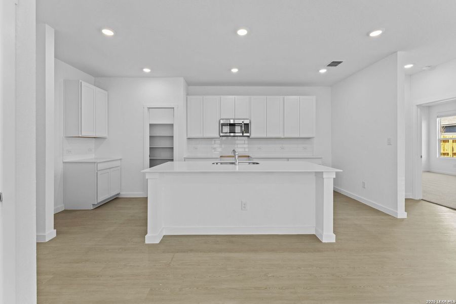 Furnished interior view inside a new home in Hightop Ridge, Converse (Image 9).