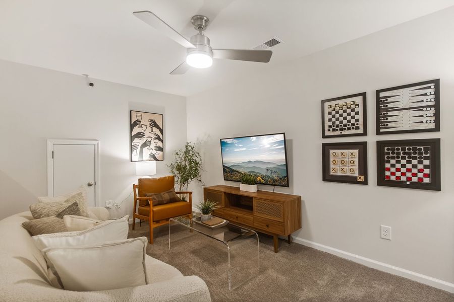 Representative furnished interior of a home built from the The Leyla by Stanley Martin Homes in Parkland, Greenville (Image 17).