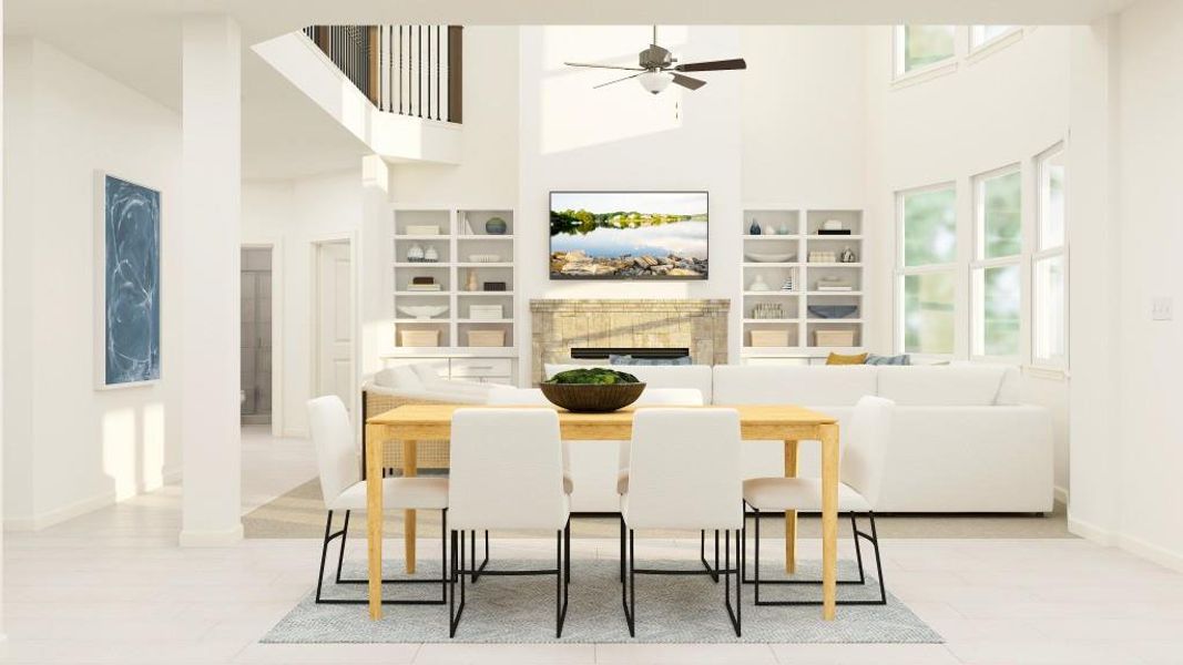 Furnished interior view inside a new home in Deer Valley, Canton (Image 9).