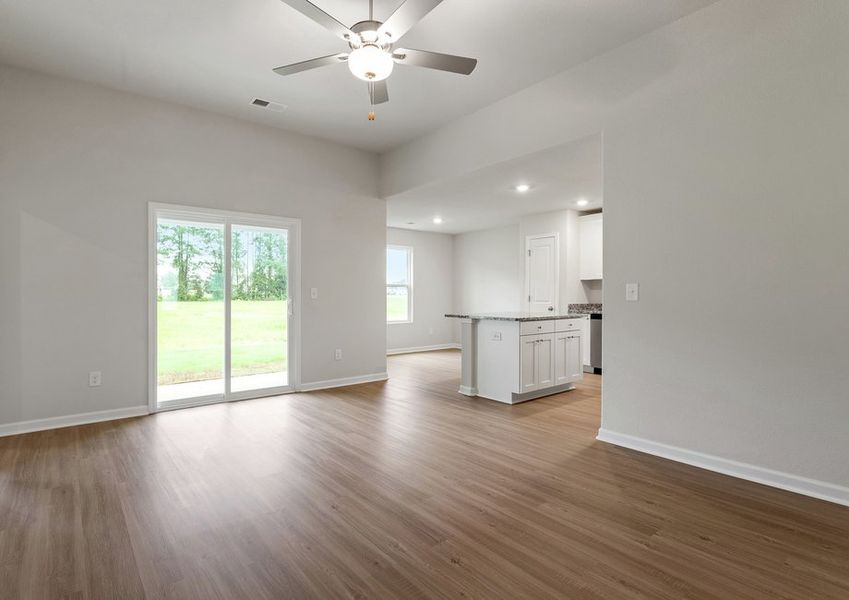 The Blanco has an open-concept layout