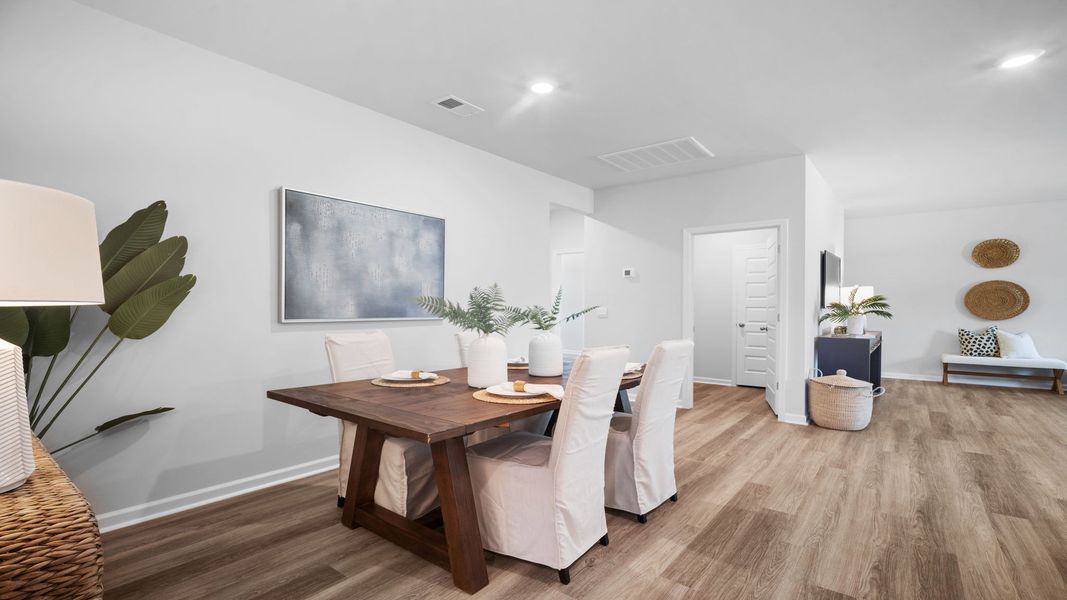 Furnished interior view inside a new home in Fernhill Farms, Statesboro (Image 8).