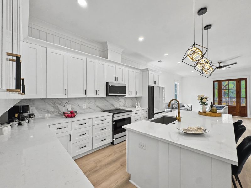 Furnished interior view inside a new home in , North Charleston (Image 46).