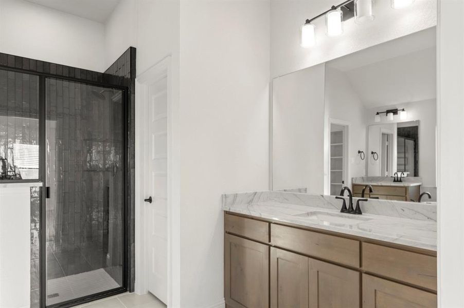 Furnished interior view inside a new home in Bull Hide Estates, Hewitt (Image 13).