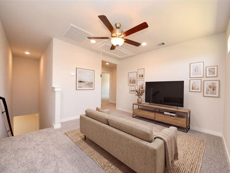 Furnished interior view inside a new home in Windmill Estates, Magnolia (Image 17).