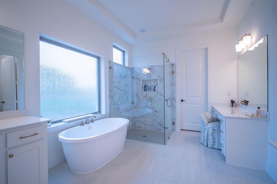 Furnished interior view inside a new home in The Homestead - 62', Rockwall (Image 4). Furnished interior view inside a new home in The Homestead - 62', Rockwall (Image 4).