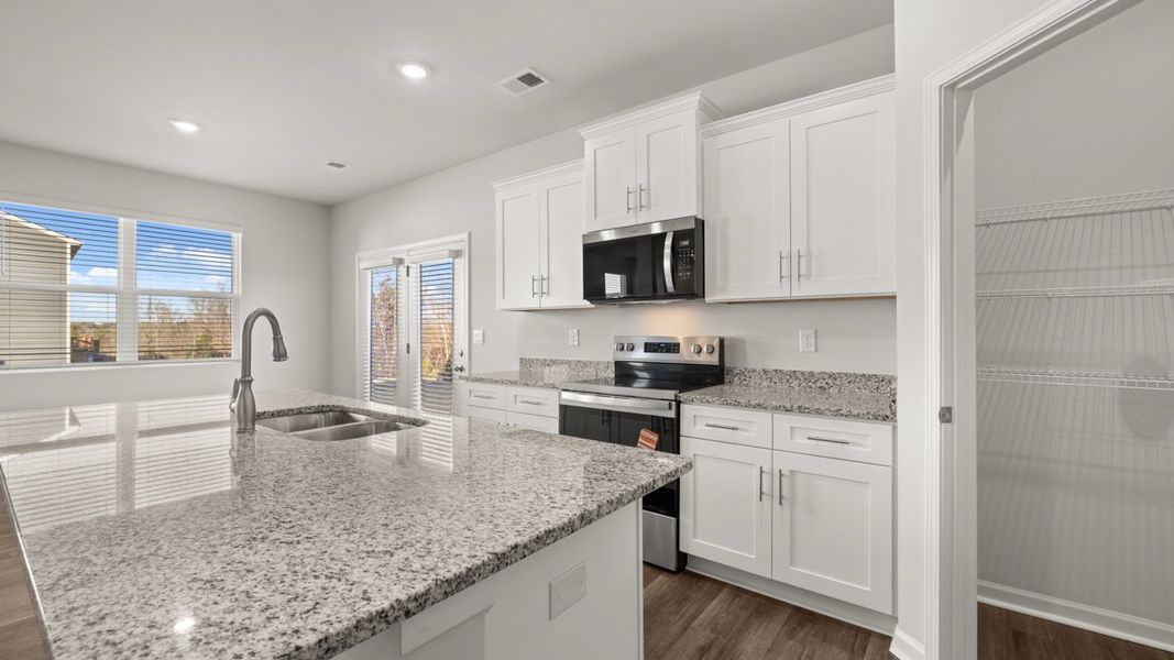Furnished interior view inside a new home in The Abbey at Trolley Run Station, Aiken (Image 6).
