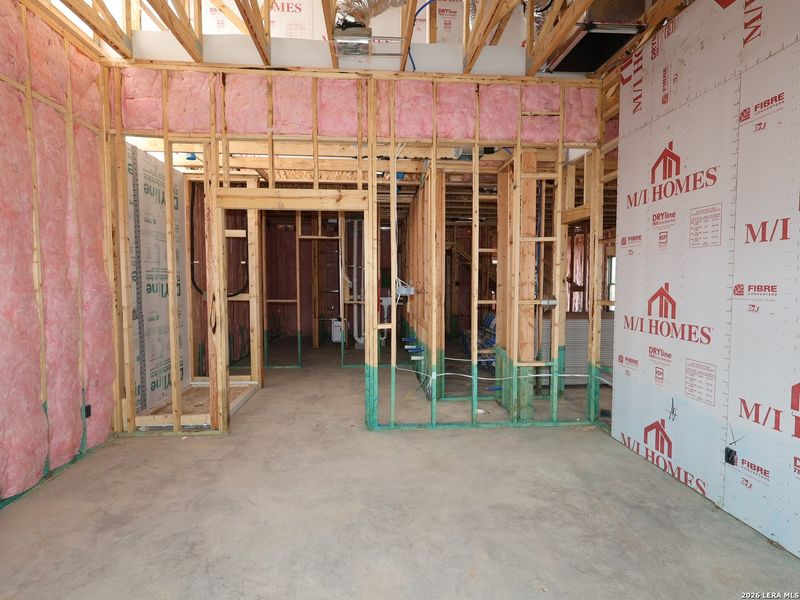 In-progress construction of a new home in Meadows at Clear Springs, New Braunfels, TX (Image 26).