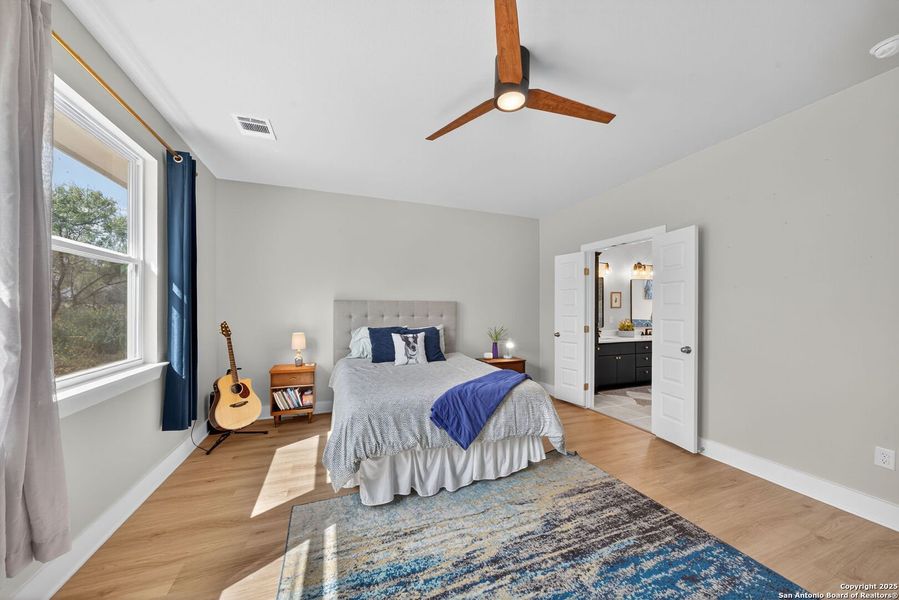 Furnished interior view inside a new home in , Devine (Image 21).