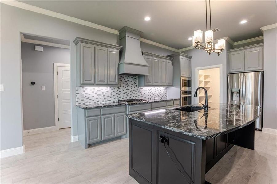 Furnished interior view inside a new home in , Godley (Image 14).