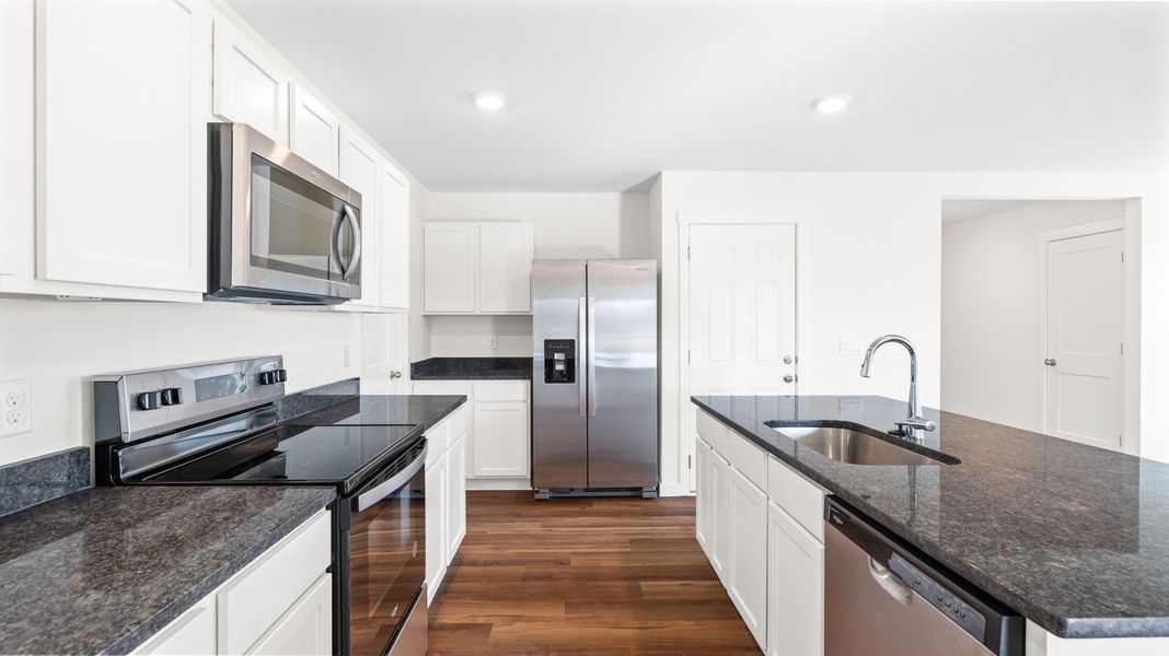 Furnished interior view inside a new home in Evergreen Landing, Rossville (Image 5).