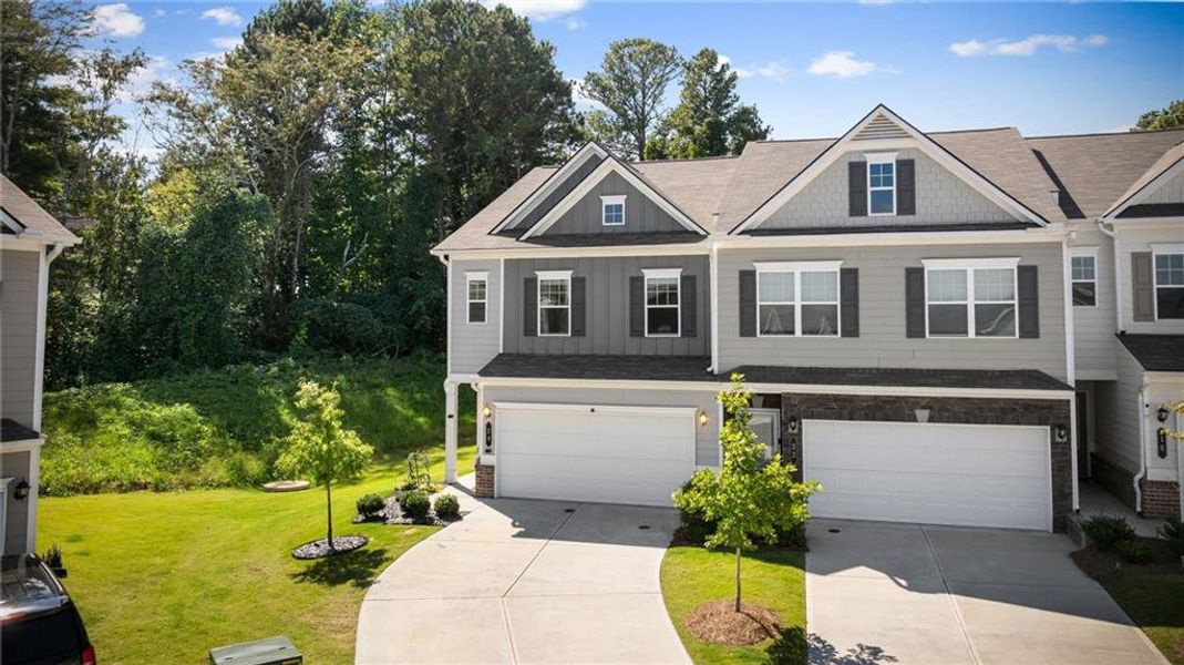 Front exterior of a new home in , Jasper, GA, highlighting curb appeal (Image 29).