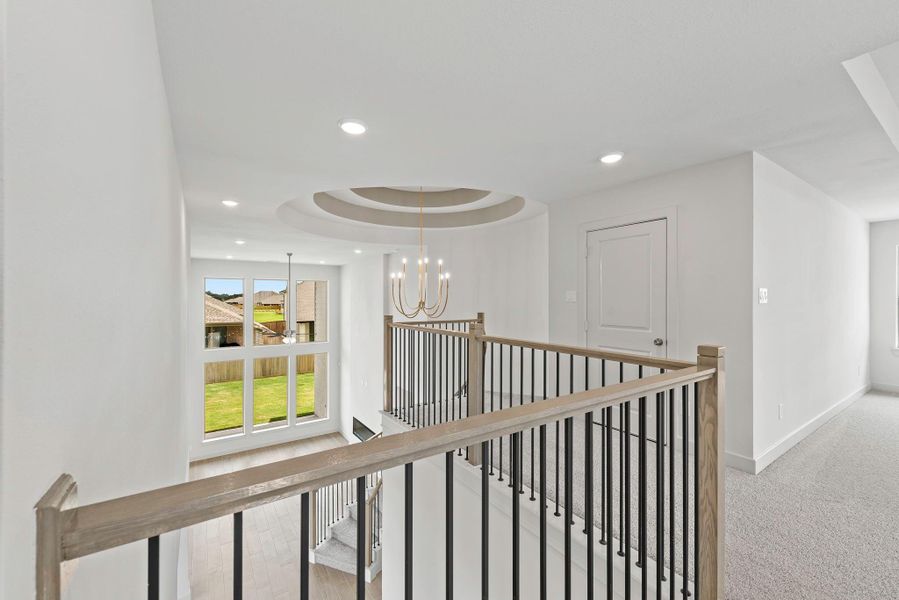 Spacious, unfurnished interior of a new home in Bridgeland, Cypress (Image 12).