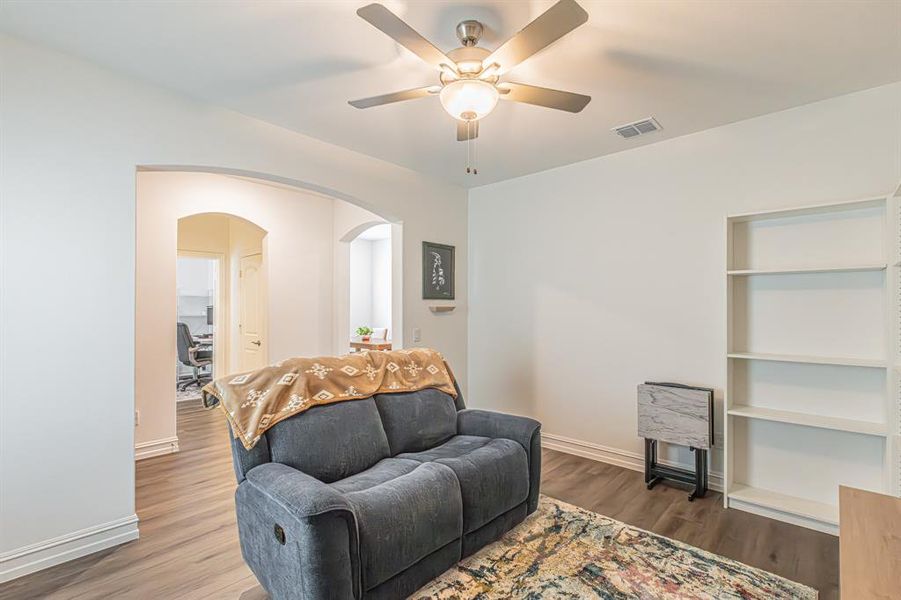 Furnished interior view inside a new home in Westside Preserve, Midlothian (Image 36).