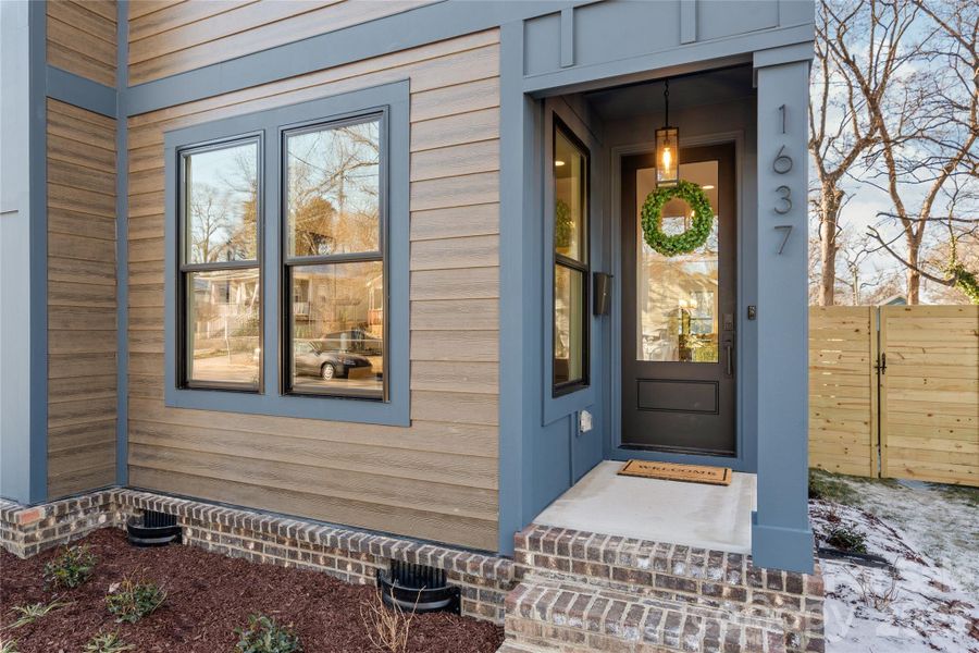 Exterior details and patio area of a home in , Charlotte (Image 30). Exterior details and patio area of a home in , Charlotte (Image 30).