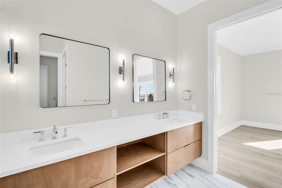 Furnished interior view inside a new home in , St. Petersburg (Image 22).