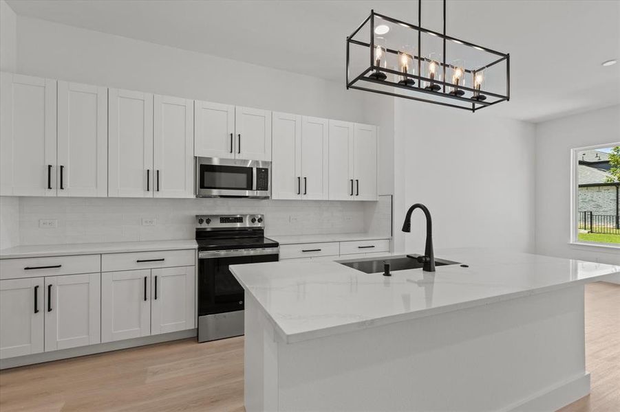 Furnished interior view inside a new home in , Rowlett (Image 8).