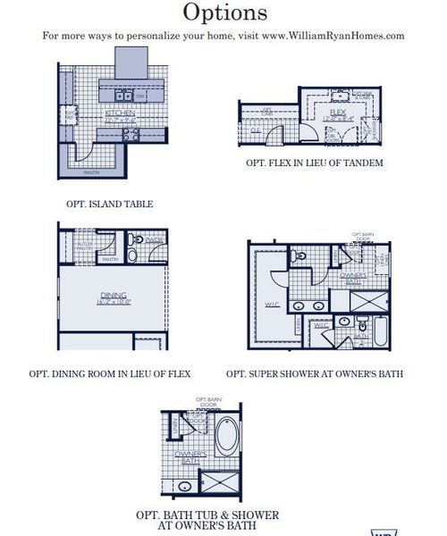 2D floor plan layout for the Juniper by William Ryan Homes in Silver Cross, San Tan Valley, AZ (Image 4). 2D floor plan layout for the Juniper by William Ryan Homes in Silver Cross, San Tan Valley, AZ (Image 4).