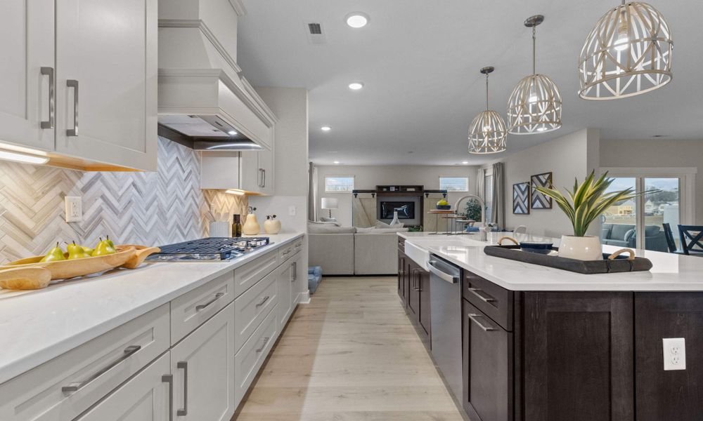 Representative furnished interior of a home built from the The Mangrove by Chesapeake Homes in Bridgewater - Shorehaven Village, Little River (Image 8).
