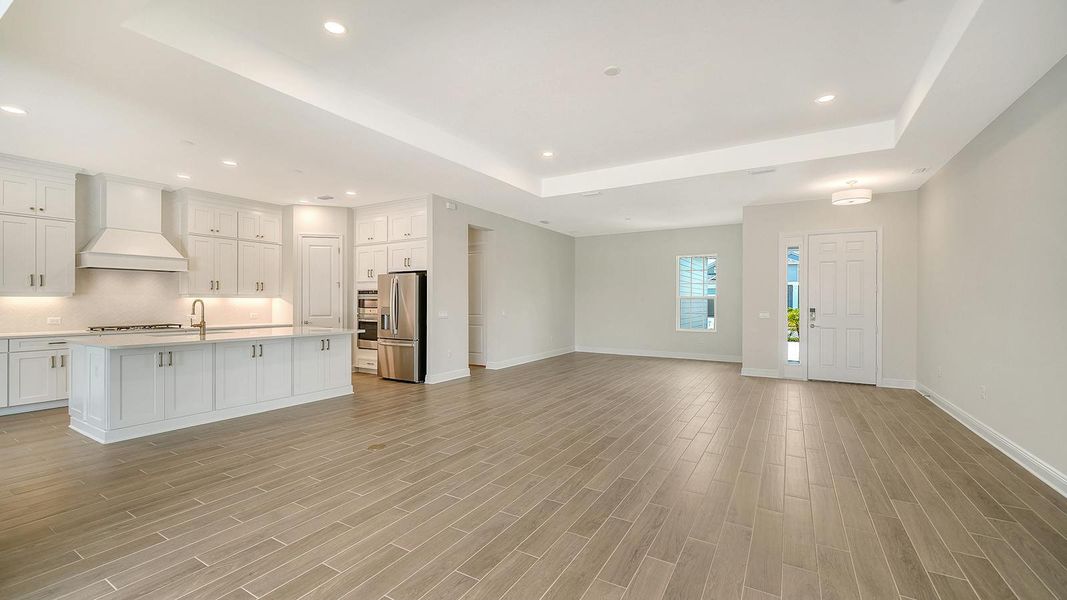 Spacious, unfurnished interior of a new home in Canoe Creek Real Estate and Homes for Sale in Parrish, FL - Neal Communities, Parrish (Image 23).