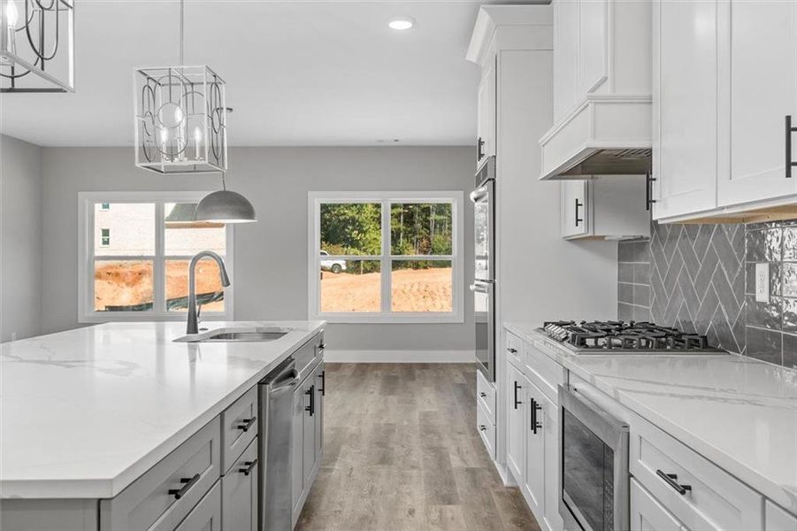 Furnished interior view inside a new home in , Atlanta (Image 13).