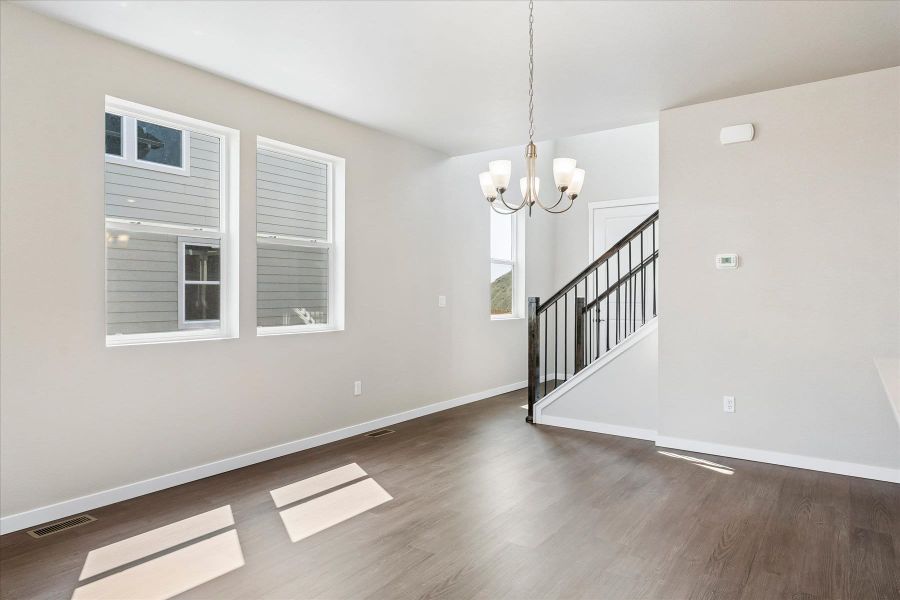 Spacious, unfurnished interior of a new home in Ridge at Lorson Ranch, Colorado Springs (Image 10). Spacious, unfurnished interior of a new home in Ridge at Lorson Ranch, Colorado Springs (Image 10).