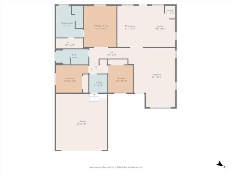 2D floor plan layout of this home in , Granbury, TX (Image 5).