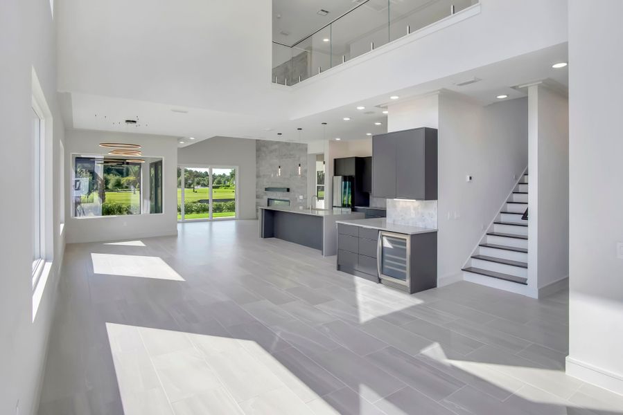Representative furnished interior of a home built from the Aspen Estate by ABD Development in Hampton Green at Providence, Davenport (Image 6). Representative furnished interior of a home built from the Aspen Estate by ABD Development in Hampton Green at Providence, Davenport (Image 6).