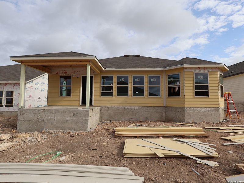 In-progress construction of a new home in Greenspoint Heights, Seguin, TX (Image 30).