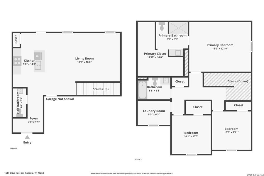 2D floor plan layout of this home in Redbird Ranch, San Antonio, TX (Image 5). 2D floor plan layout of this home in Redbird Ranch, San Antonio, TX (Image 5).