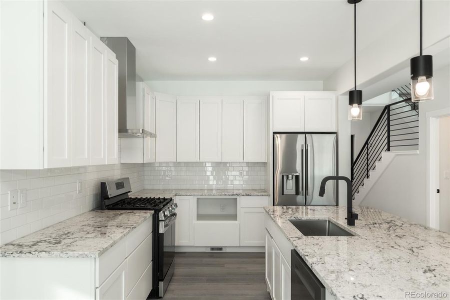 Furnished interior view inside a new home in , Granby (Image 3). Furnished interior view inside a new home in , Granby (Image 3).