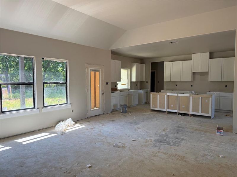 In-progress construction of a new home in Freeman Ranch, Weatherford, TX (Image 14).