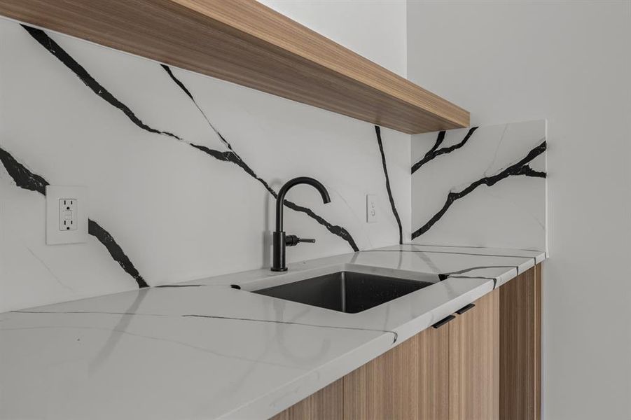 Close-up of interior finishes inside a home in , Dallas (Image 26).